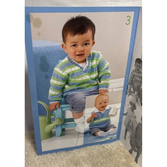 Patons Baby Crochet Pattern Booklet Cutie Pie 500809 CC 2003 - Picture 3 of 6